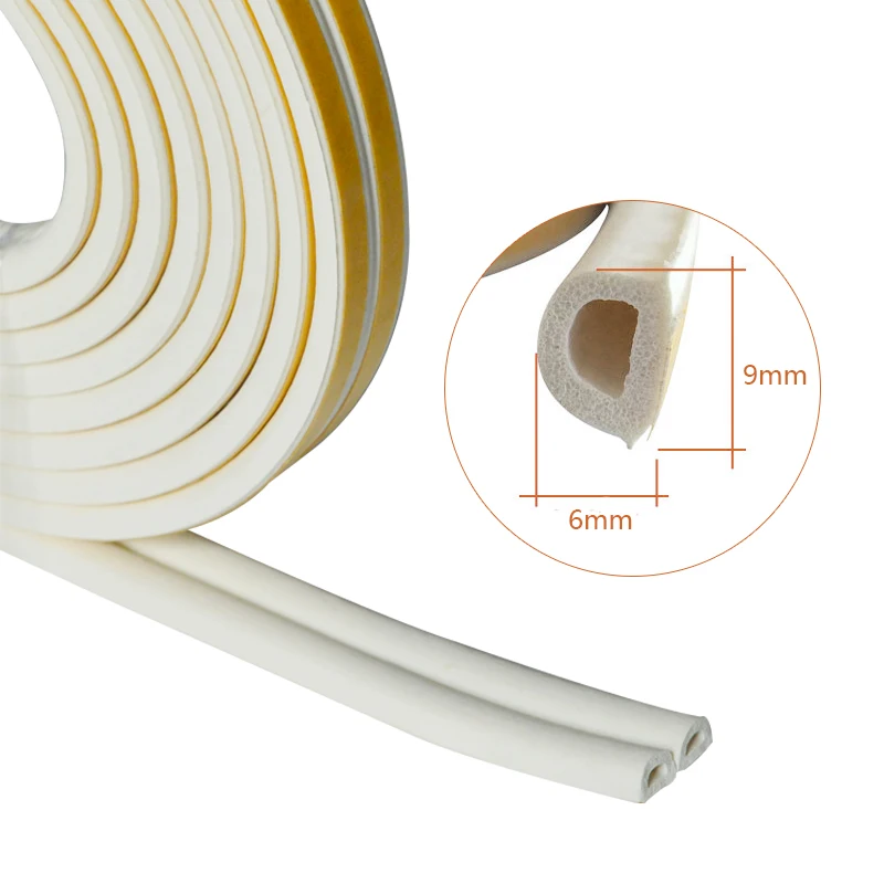 D образное уплотнение для окон уплотнительная лента дверей и звукоизоляционная