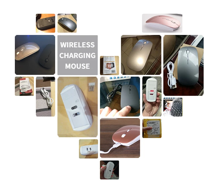 Bluetooth мышь для xiaomi huawei Бесшумная беспроводная мышь перезаряжаемая компьютерная эргономичная мышь для Macbook air/pro mause pc