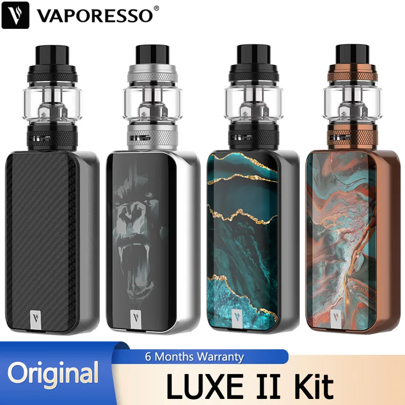 Оригинальный Vaporesso LUXE II Kit 220W 2 Box MOD Vape 8ML NRG-S Tank Atomizer Подходит для GT4 GT Coil электронная