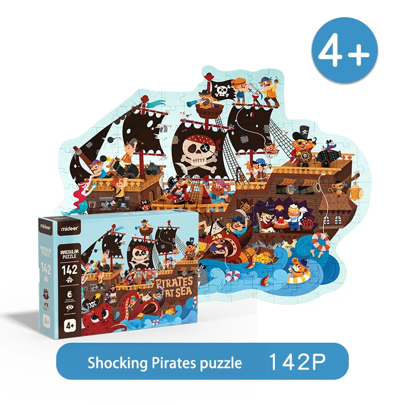 Mideer 3D пазлы игрушки искусство воображение родителей и детей|Пазлы| |