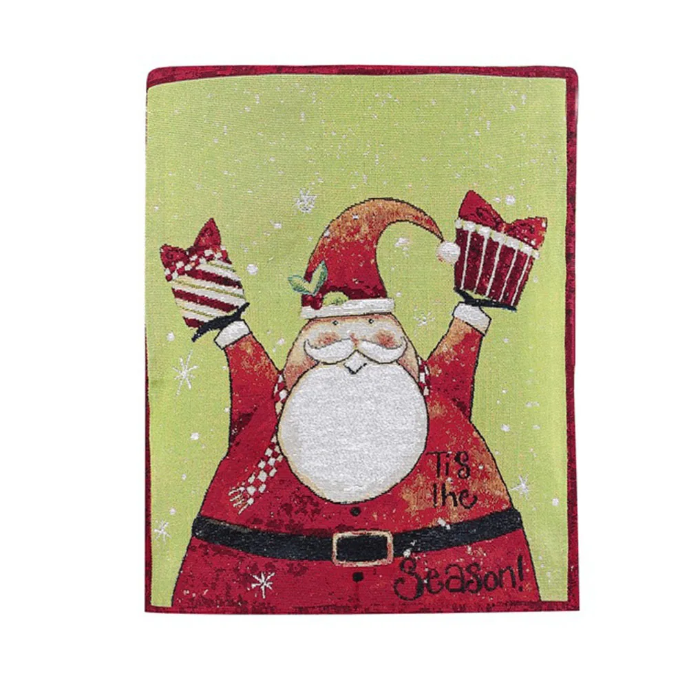 

1pc Xmas Chair Covers Santa Claus Snowman Chair Cover Merry Christmas Decoration For Xmas Ornaments