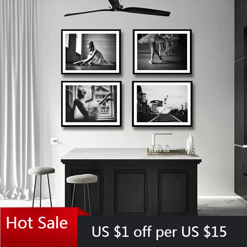 Танцовщица девушка балет плакат и печать холст картина искусство живопись