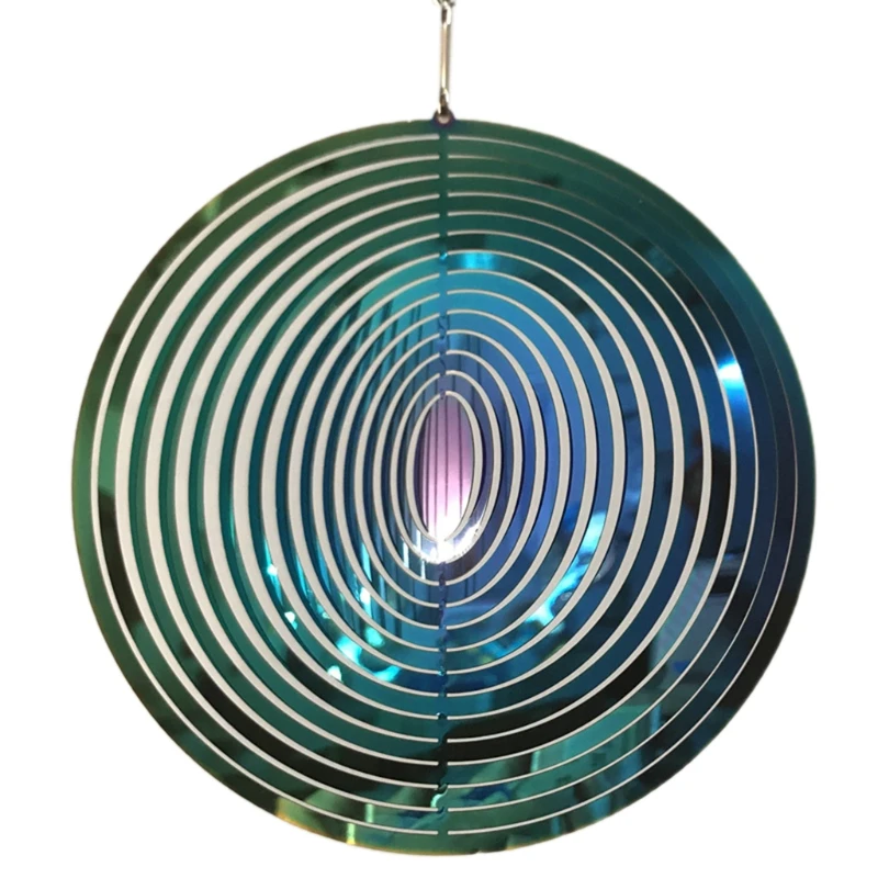 Вращающийся металлический 3d-спиннер зеркальная колокольчик с металлическим