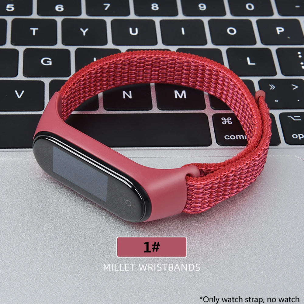 

Nylon Strap For Xiaomi MI Band 6/5/4/3 Bracelet Universal Fitness Replacement Sport Wristband miband Watch Accessories
