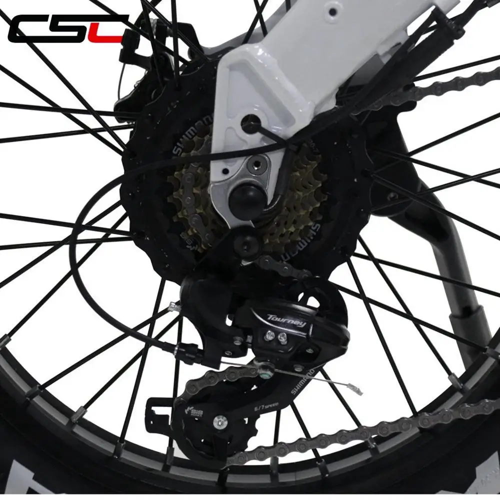 Fat Bike 48В 500 Вт 20 &quot4 0 Tire Электрический велосипед снег горный складной