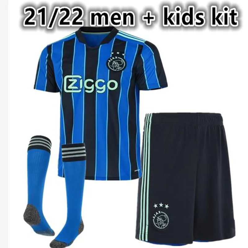

new 21 22 boy kids kit 2022 adult ajaxes away men kit KLAIBER KLAASSEN BLIND HALLER TADIC TRAORE PROMES HUNTELAAR ALVAREZ shirt