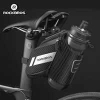 rockbros bicycle bag 1 5l water repellent durable reflective mtb road bike with water bottle pocket bike bag accessories