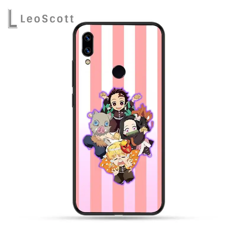 

Demon Slayer Kimetsu No Yaiba Cute Phone Case For Xiaomi Redmi Note 4 4x 5 6 7 8 pro S2 PLUS 6A PRO