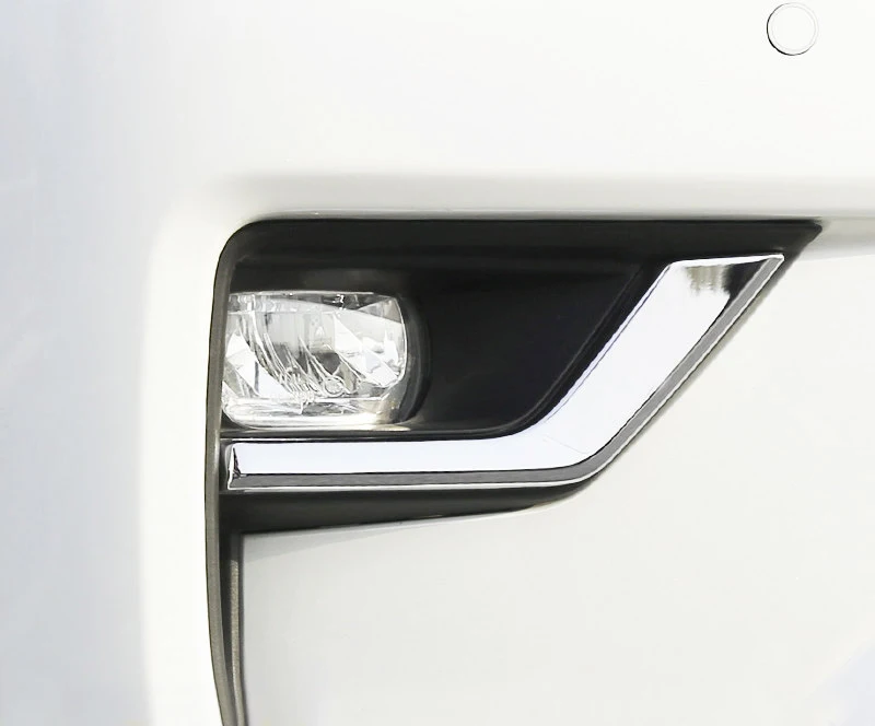 Для Toyota Land Cruiser Prado FJ150 2018 ABS хромированный передний противотуманный светильник