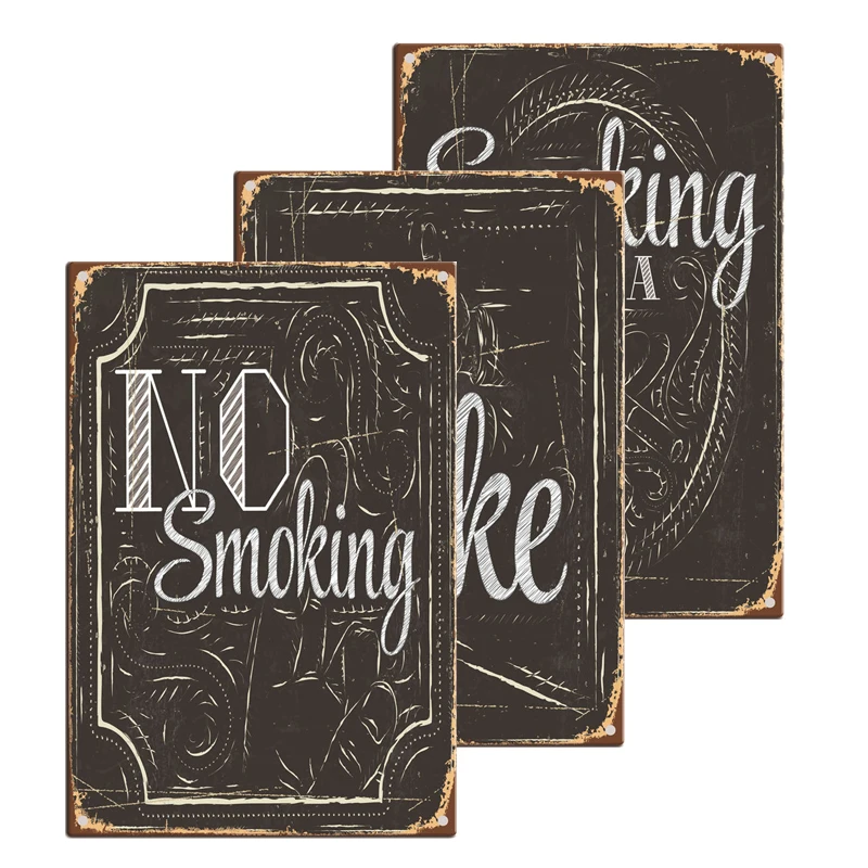 

Vintage Metal Tin signs No Smoking Mojito Wi- Fi Bar Beer Art Posters Home Decor Restaurant Coffee Cafe Wall Plaques