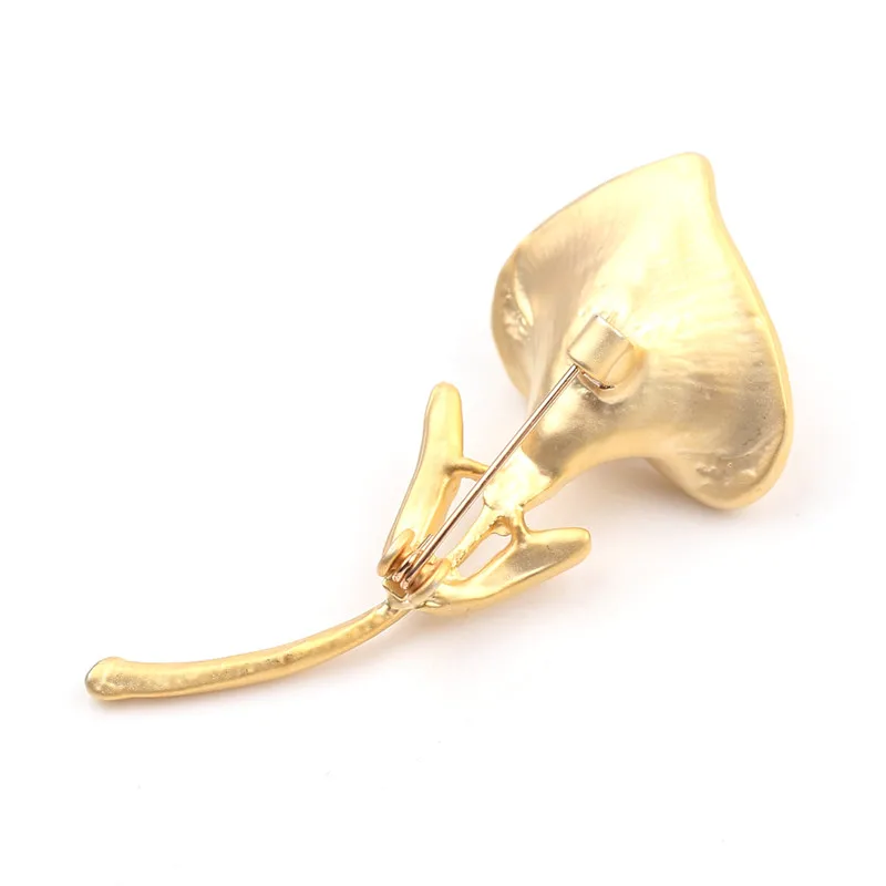 “Утреннее сияние” брошь в виде золотого и серебряного цвета Цвет имитация