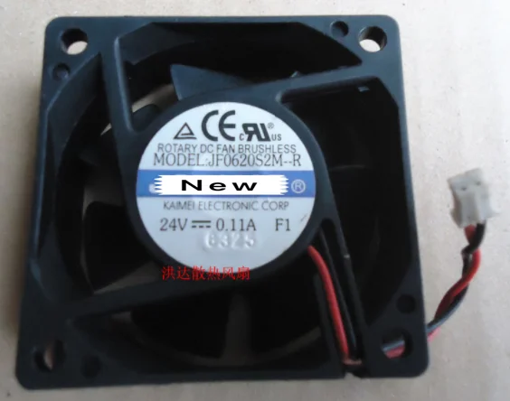 

For Emacro For JAMICON JF0620S2M-R Server Cooling Fan DC 24V 0.11A 60x60x20mm 2-wire