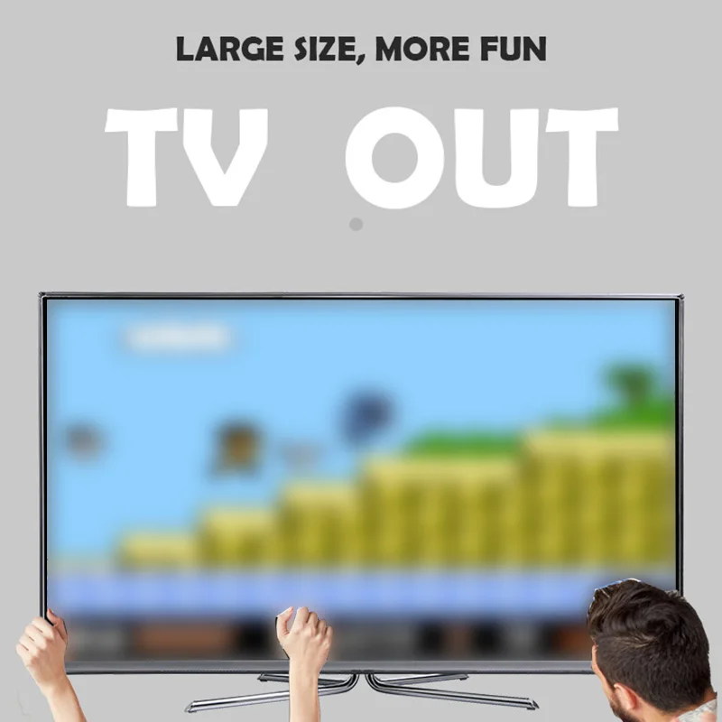 

Dual Gamepads Retro Video Game Wireless Retro Game Console Pc 8 Bit Built In 600 Classic Games Mini Wireless Console AV Output