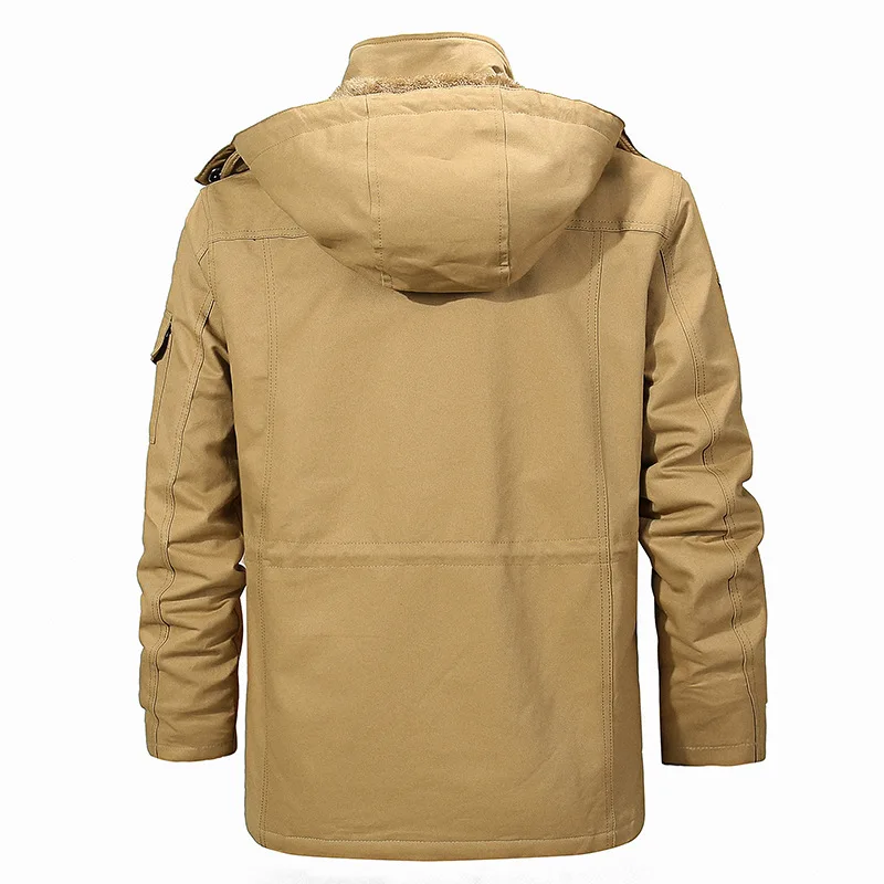 grosso casaco térmico jaquetas piloto do exército