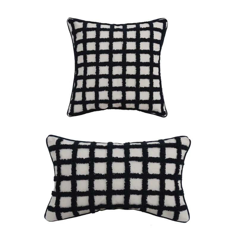 

Плетеная стеганая подушка в стиле бохо, современный декоративный чехол для диванной подушки, дивана, спальни, гостиной, N0PA
