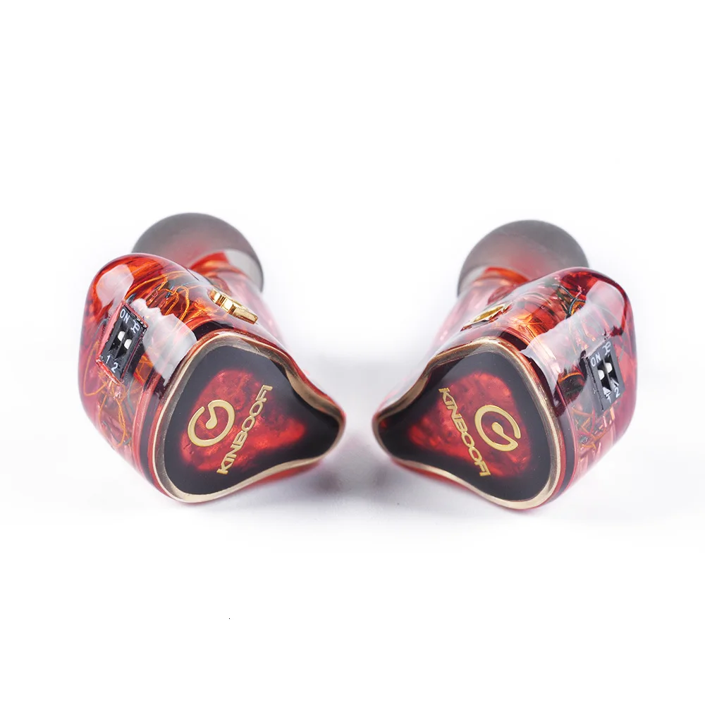 AK KINBOOFI MK4 4BA сбалансированные арматурные наушники в ухо HIFI наушники для мониторинга разъем MMCX кабель с Cooper Лицевая панель
