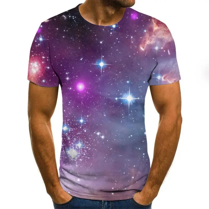2020New Мода 3D печать футболка уличная короткий рукав мужская мода футболка|Мужские