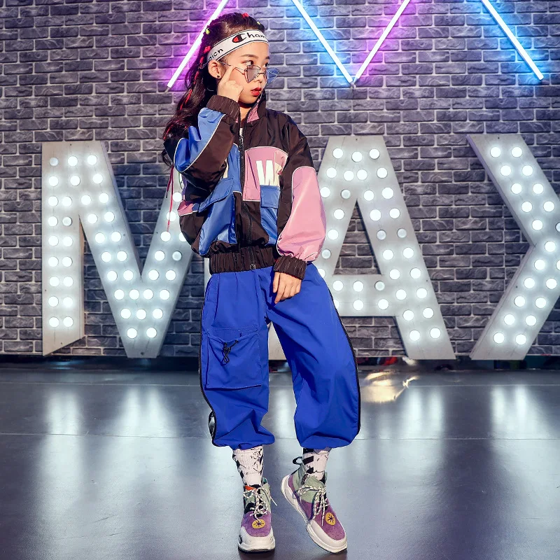 Детская одежда костюм для уличных танцев куртка в стиле хип хоп мальчиков