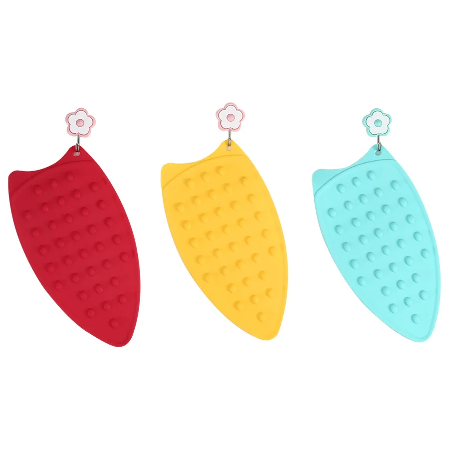 Силиконовая подставка для утюга защитный коврик глажки с безопасной