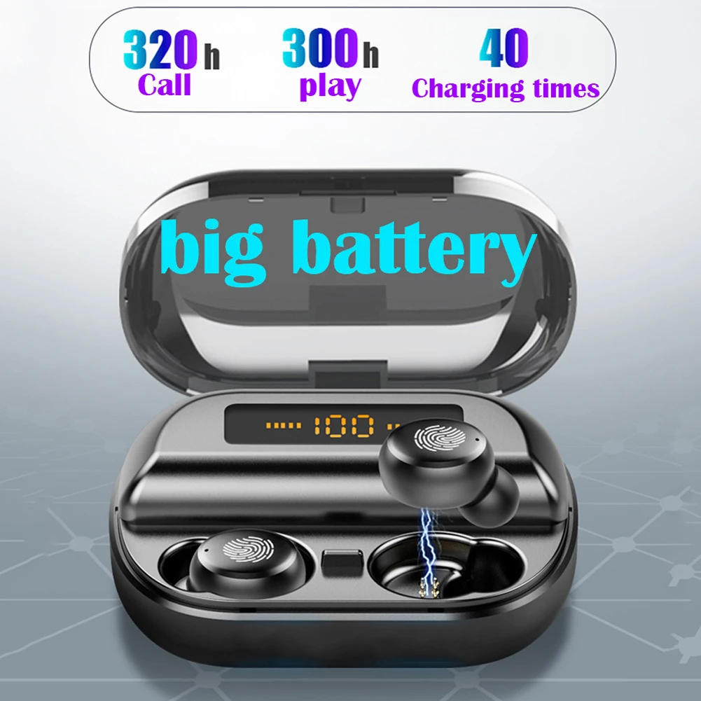 Беспроводная стереогарнитура V11 нового поколения Bluetooth 5 0 с сенсорным