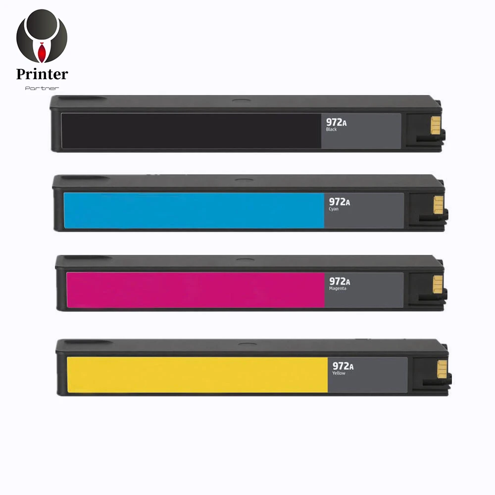 Printer-Partner premium cartridge 972 972a compatible for hp 452 477 552 577 352 377 357 P57750 P55250 printer for hp972 hp972a