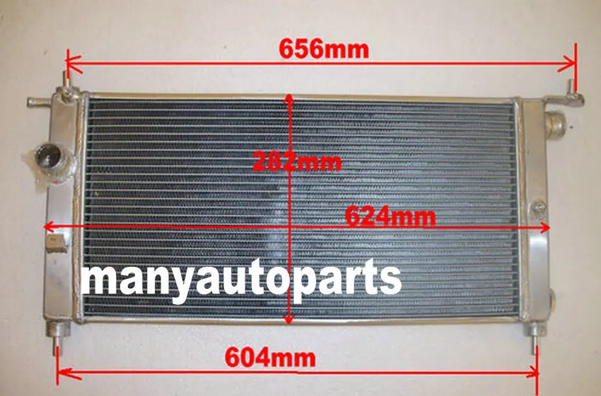 Радиатор из сплава 42 мм для OPEL VAUXHALL CORSA GSI 2.0L TURBO C20XE M/T 1993 1999|radiator|radiator turbo |