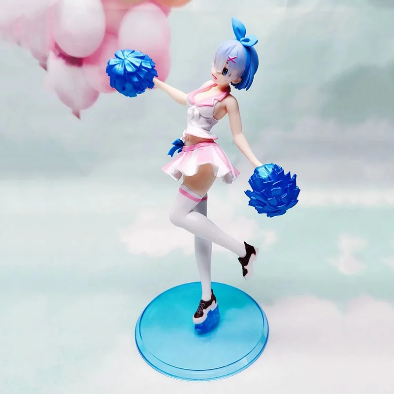 23 см Re: жизнь в другой мир от нуля Rem болельщик Ver. Фигурку аниме ПВХ Коллекционная