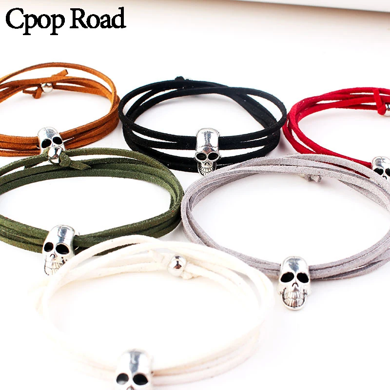 Cpop винтажный браслет ручной работы с черепом Shantou для мужчин и женщин