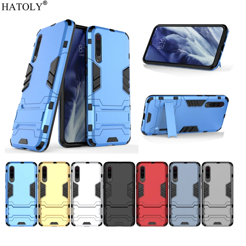 for xiaomi mi 9 pro case mi 9 pro 5g armor tpu rubber shell hard pc back phone cover case mi 9 pro case for xiaomi mi 9 pro 5g free global shipping