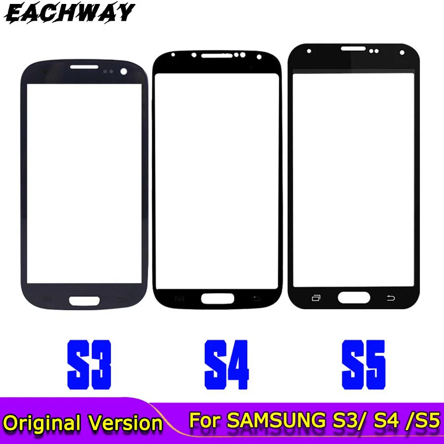 I9300 для SAMSUNG Galaxy S3 S4 S5 мини Сенсорная панель Крышка передняя внешняя стеклянная