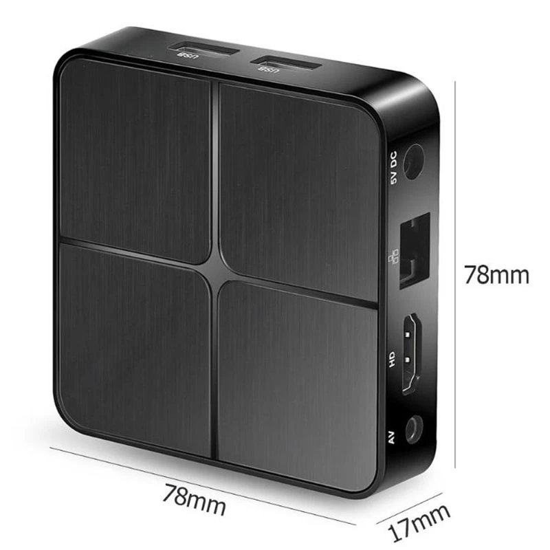T96 Мини Android 7 1 Smart Tv Box 2 Гб Ram 16 Rom Rk3229 четырехъядерный 4G Wifi 4K H2.65 телеприставка