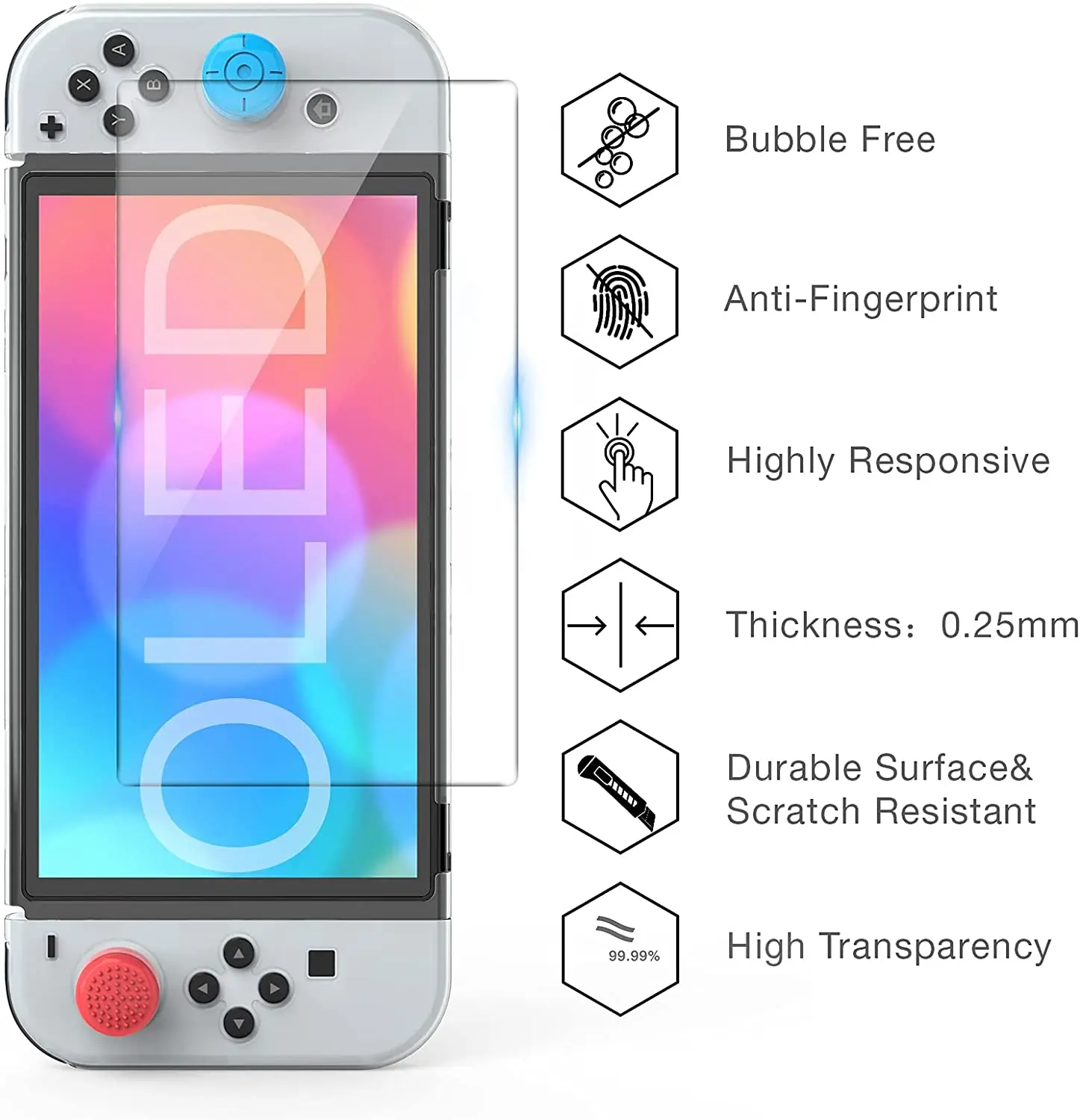 Складной чехол HEYSTOP для Nintendo Switch модель OLED ТПУ защитный | Электроника