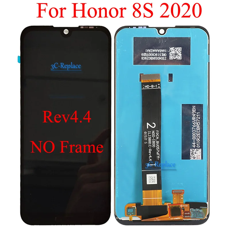 Черный 5 5-дюймовый дисплей для Huawei Honor 8S 7 дюймов телефон 2019 ЖК-дисплей с сенсорным