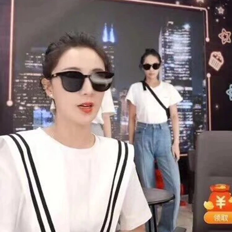 

GM Cooperation funds Sunglasses GENTLE GW004 Acetate Polarized uv400 lens for small face women men MONSTER Sun Glasses