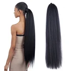 Парик для конского хвоста, 30 дюймов, афро-волосы, с зажимом