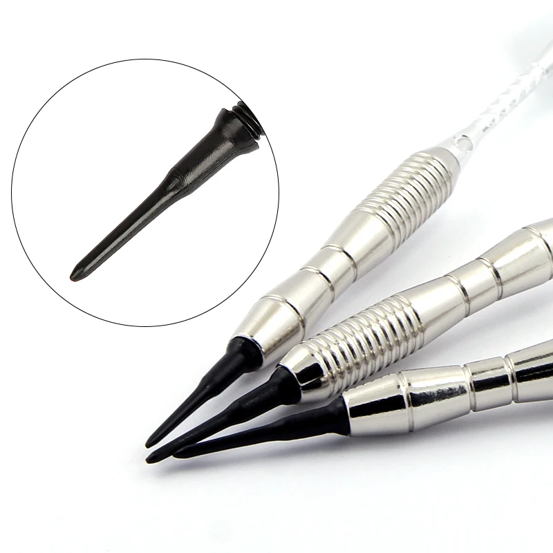 100 шт. 27 мм черные Дартс Валы мягкие наконечники трубы профессиональные