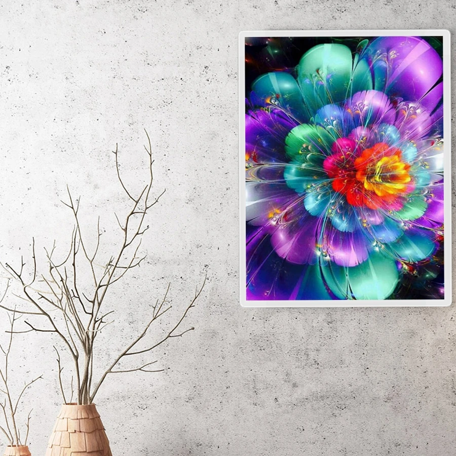 Новый DIY 5D полный набор для рисования с круглыми камнями и полотном вышивкой