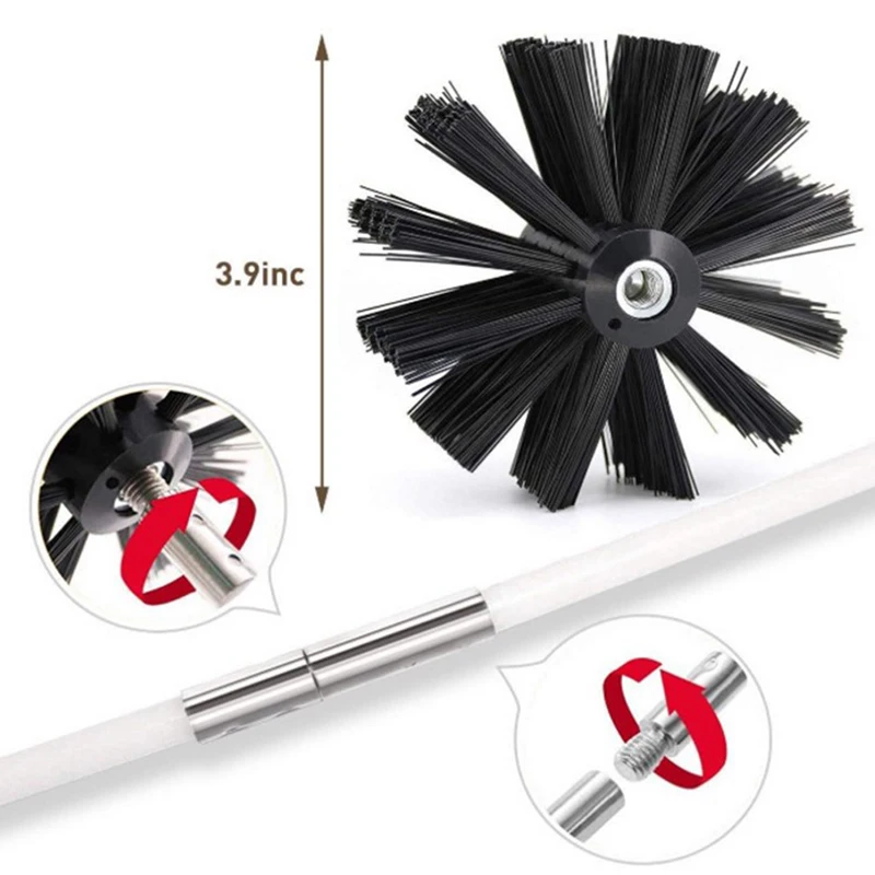 Щетка для чистки воздуховодов и сушилки набор щетки удаления катышков