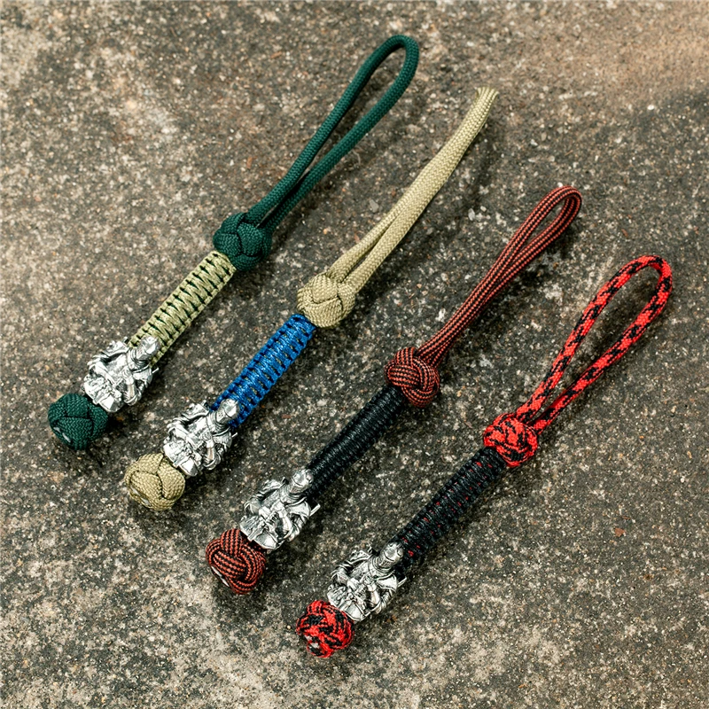 Брелки ручной работы в стиле скандинавских рыцарей мужские уличные веревочные