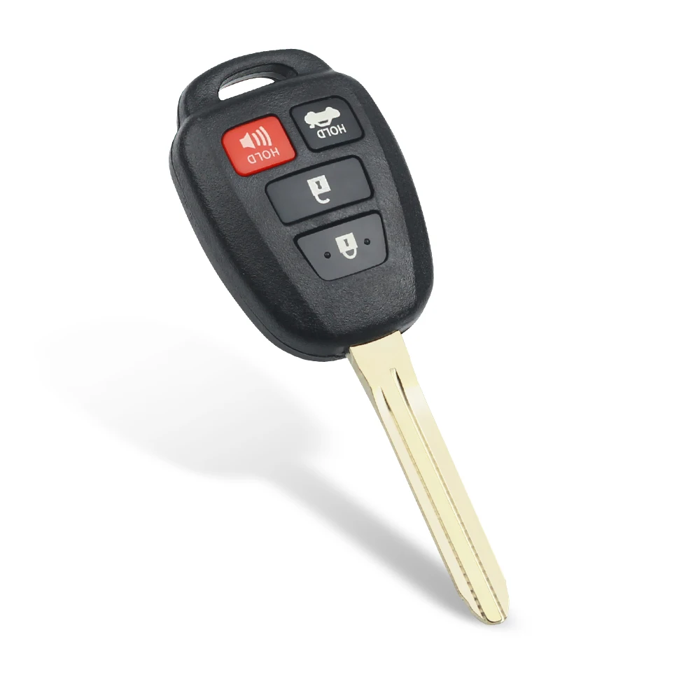 KEYYOU 4 Buttons Smart Remote Control Car Key For Toyota Camary Corolla Fob 314.4 MHZ FCCID:HYQ2BEL With H Chip Uncut Blade