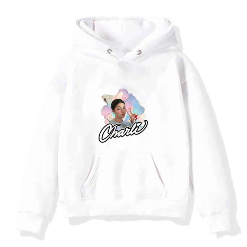 

Kids Hoodies Fashion Toddler Boy Girl Hoodie Sweatshirts Tops Charli D'Amelio Printed Hooded Sweatshirt Outdoor