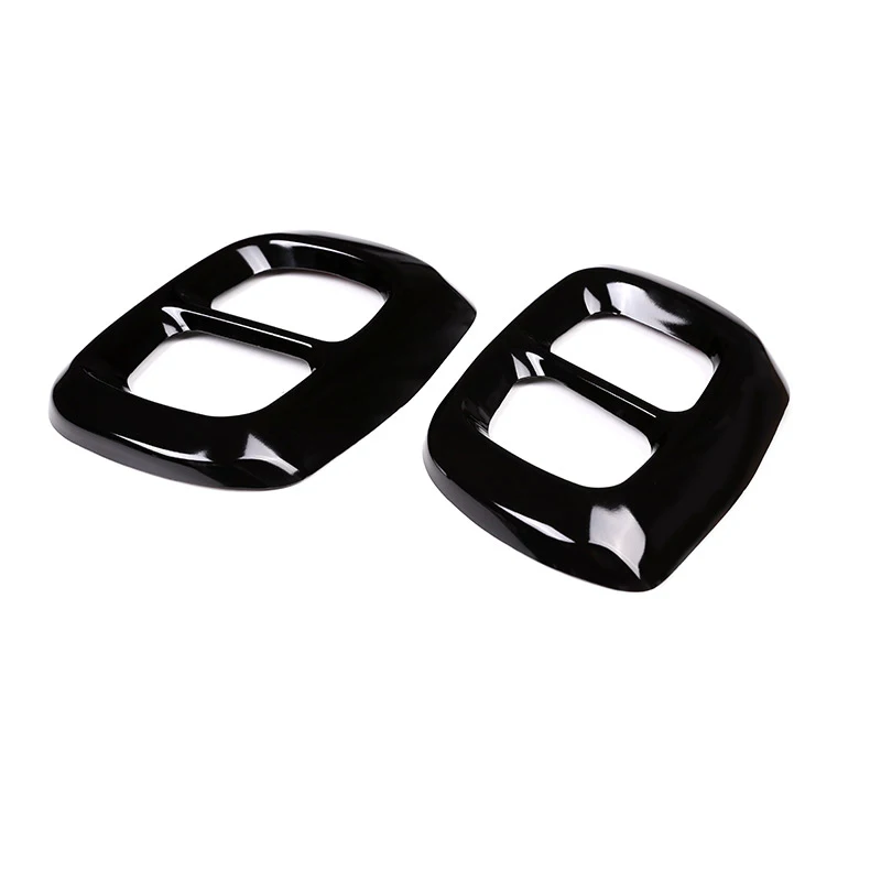 Автомобильный Черный глушитель выхлопной трубы из нержавеющей стали 2 шт.