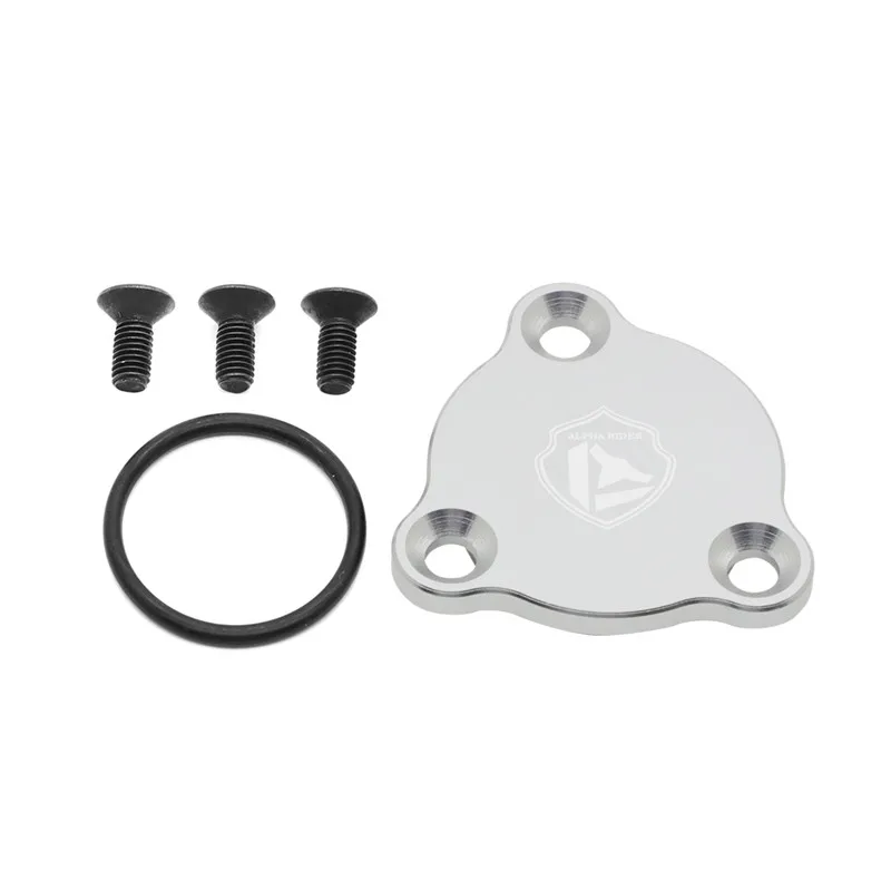 

For Yamaha Banshee YFZ350 1987 - 2006 Neutral safety switch block off cover plate BILLET ALUMINUM 1988 1989 1990 1991 1992 1993