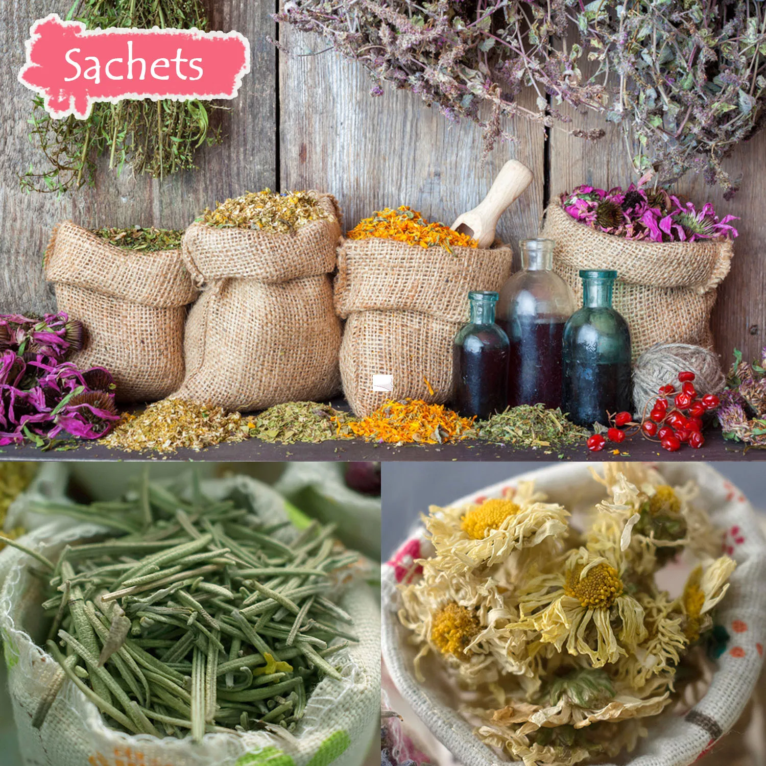 9 Упаковок натуральных сушеных цветочных лепестков для изготовления