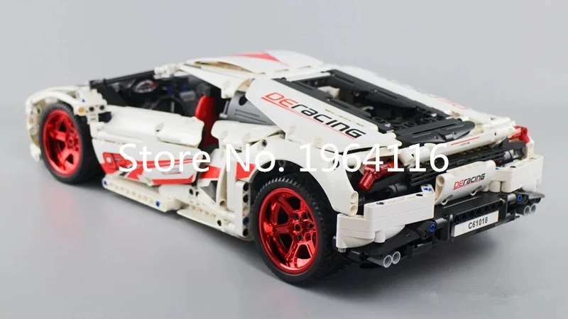 Новый C61018 автомобиля создатель серии Huracan LP610-4 модель строительные блоки