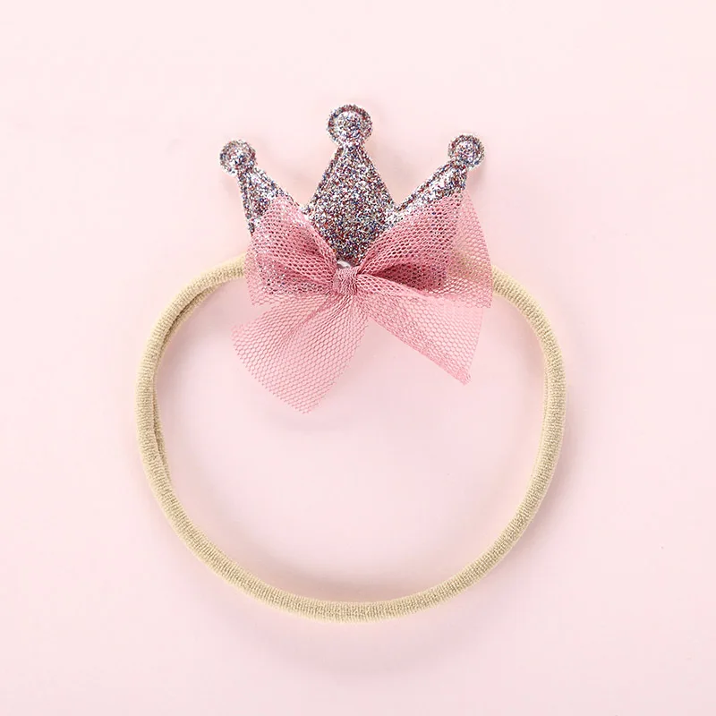 1 шт. лента для волос с цветочным принтом и бантом нейлоновая повязка на голову