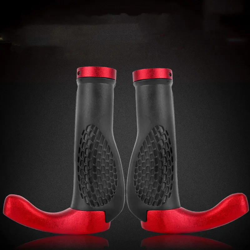 

Bicycle Grip bicicleta Aluminium Alloy MTB Handle Bar Cover Grip Anti-Skid Rubber Skid-Proof грипсы для велосипеда Lock Bar End