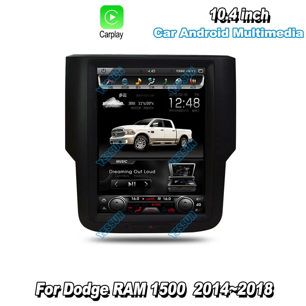 Автомобильный мультимедийный плеер Android для Dodge RAM 1500/2500/3500 2014 2018 Carplay GPS навигация