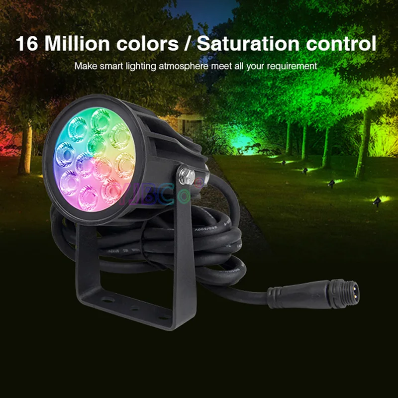 Miboxer FUTC08 6 Вт RGB + CCT светодиодный садовый светильник 24 В постоянного тока