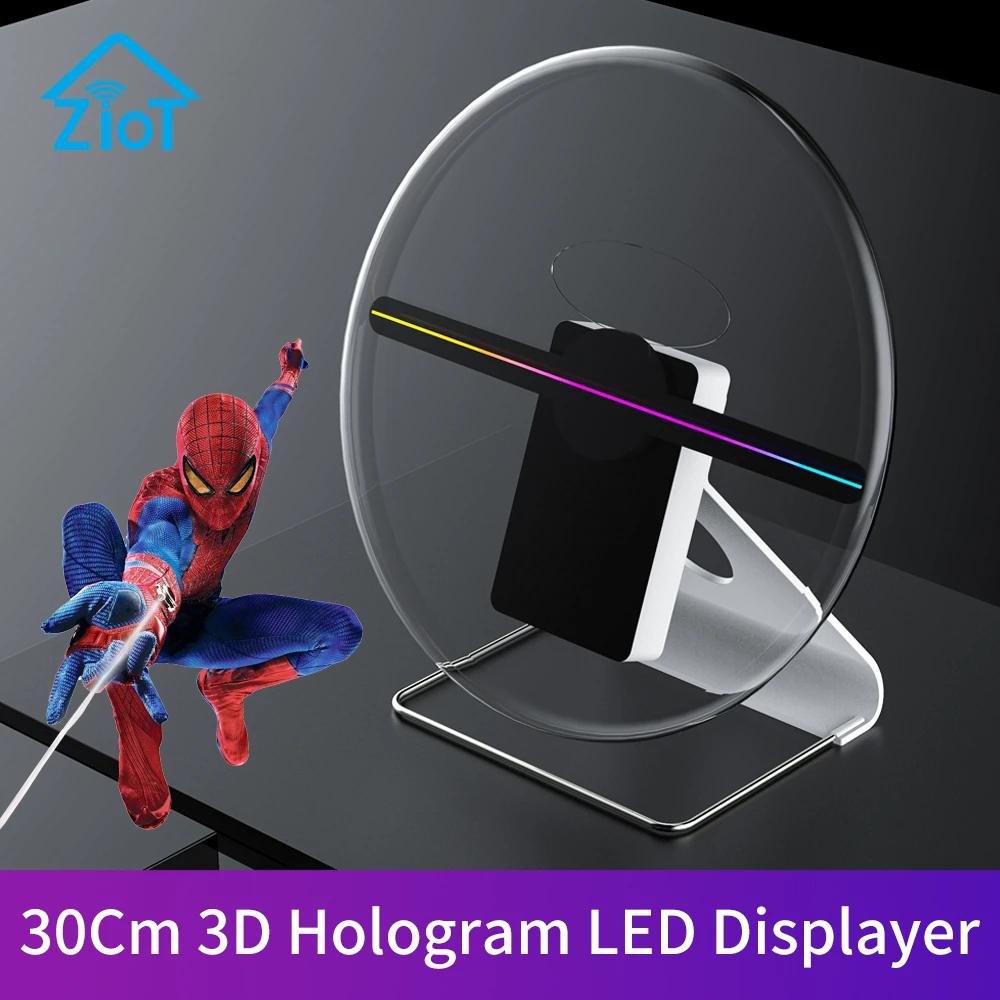 Портативный Перезаряжаемый Настольный голографический дисплей 3D Голограмма